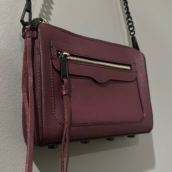 Bags Rebecca Minkoff Studded Crossbody In Cranberry Poshmark